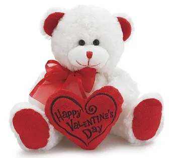 red heart teddy