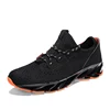 Anti-slippery most stylish nice quality China popular fly knit upper tpu sole blade red sneakers for men