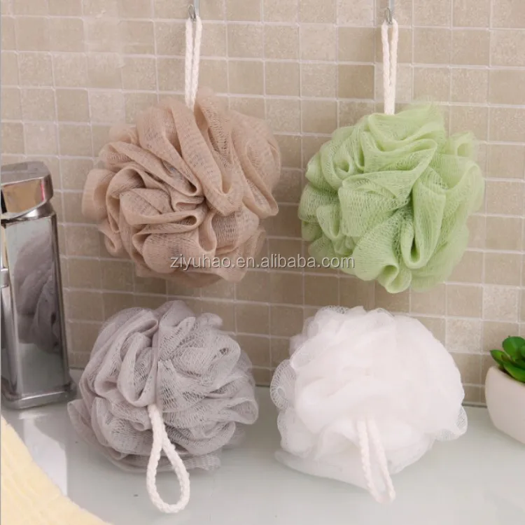 Body Shower Cleaning Sponges Exfoliating Mesh Sponge Ball Bath Sponge