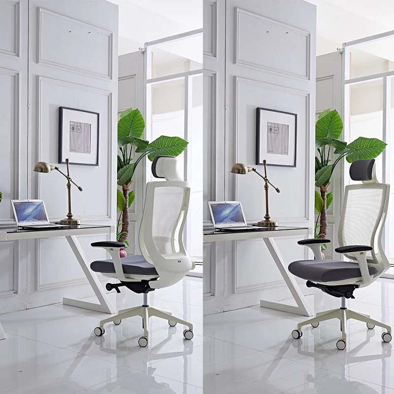 Korea Swivel Mesh Office Chair Furniture With Headrest Buy Swivel