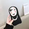 Silicone Cover Phone Case For iPhone 6 6S 7 8 Plus X XR XS MAX Case No Face Black Men