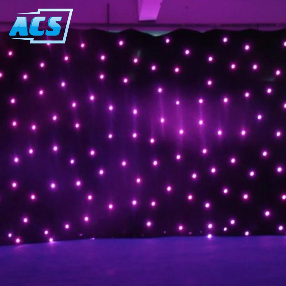 Full Colour Mixing Led Star Curtain Led Star Cloth Led Backdrop