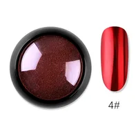 

Newest 12 colors Gel Coating Shining Mirror Effect titanium Nail chrome polish Powder