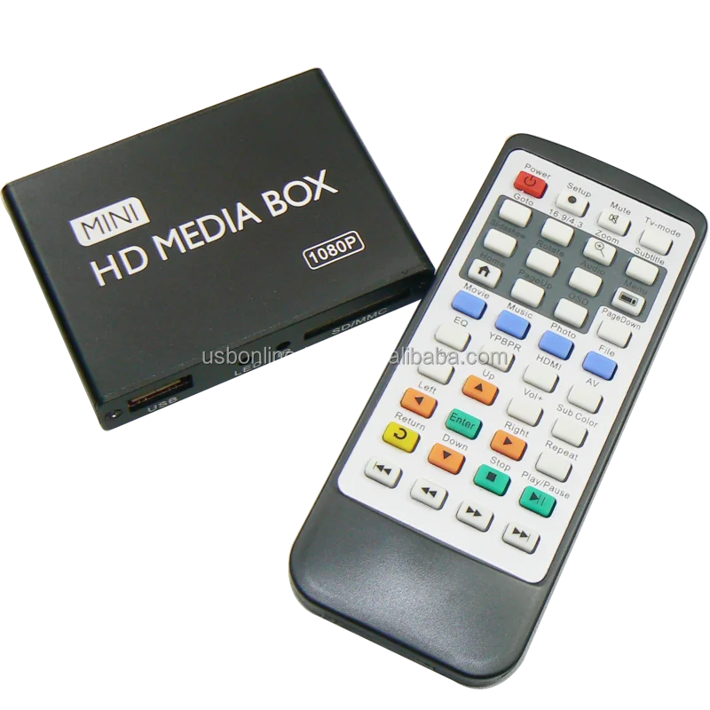 

Voxlink mini full hd 1080p SD Card usb media player for tv HDMI with HDD HDMI media player tv box car media player usb/sd fm