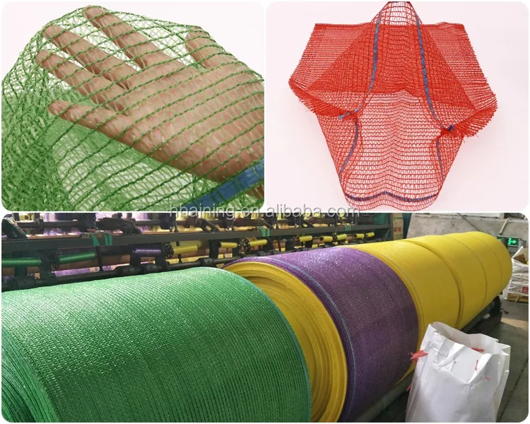 Onion Mesh Bag Green Branded Raschel For Oranges 5kg And 10 Kg In Roll