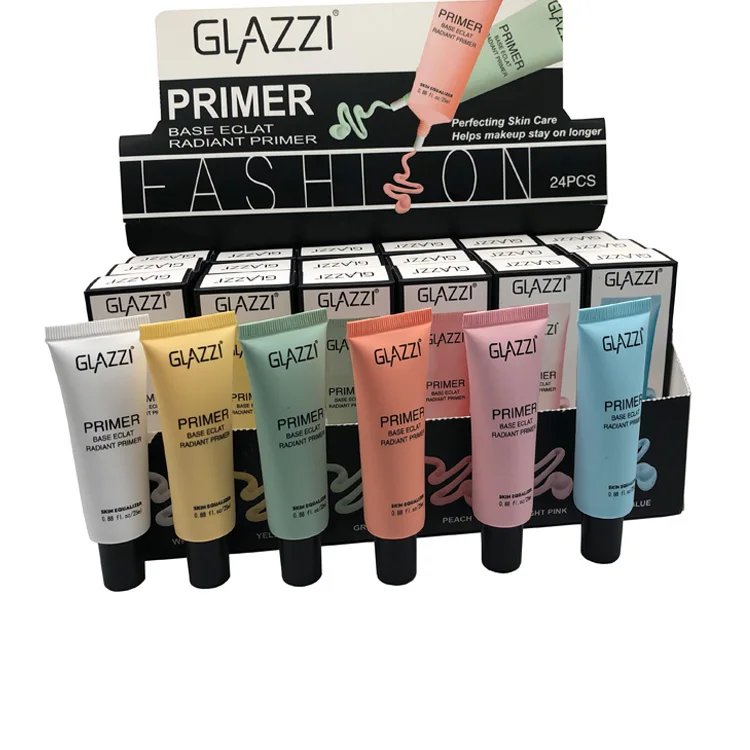

Face Makeup 6 colors Brighten skin tone concealer foundation full coverage private label primer for women, Multi-colored