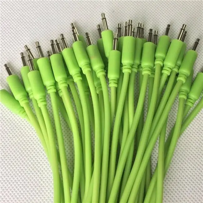 

Glow in the dark 3.5mm 1/8 MONO Patch Cables for Eurorack Modular Synthesizer