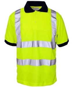 hi-vis yellow safety clothing reflective work uniform polo shirts hi-vis yellow safety clothing reflective work uniform polo shirts