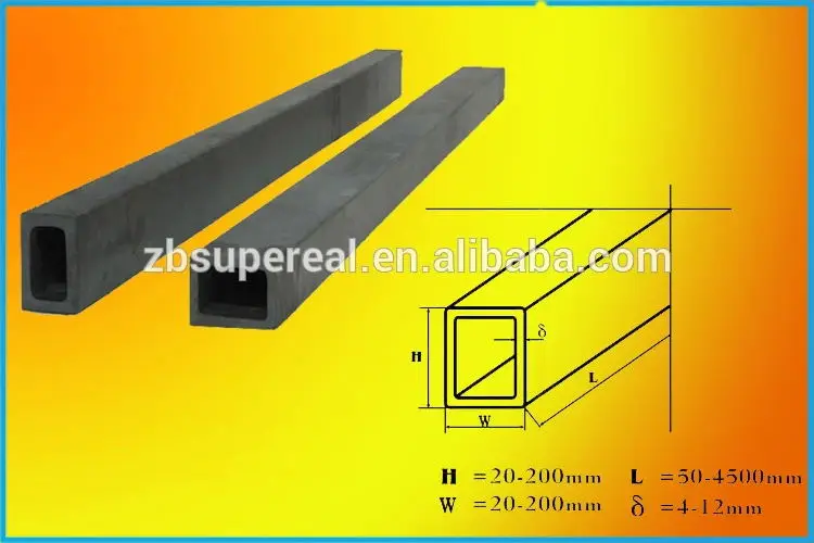 SiC Sintered Silicon Carbide Ceramic Beam and Square Tube