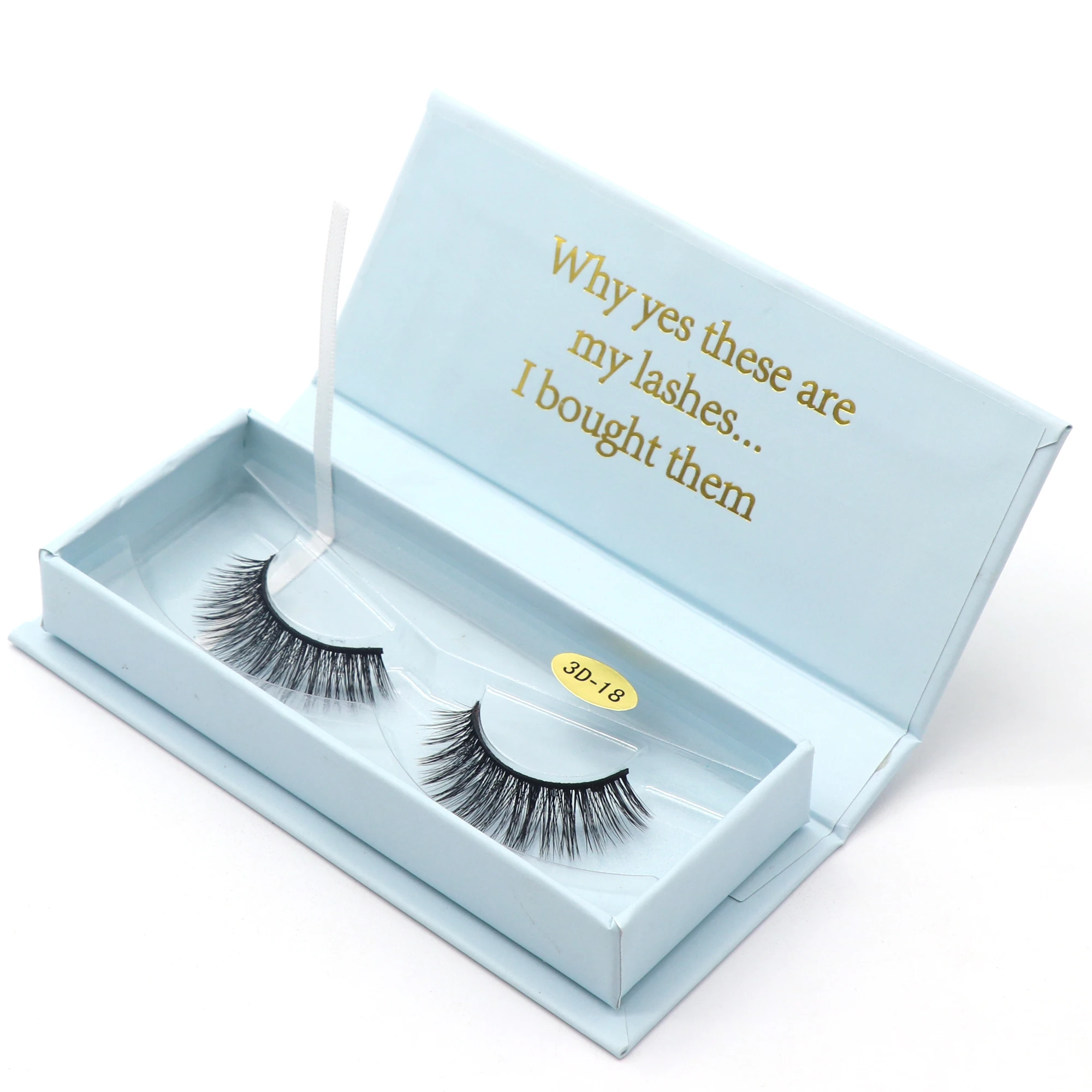 

3D vegan mink false eyelash /wholesale false eyelash/private label eyelash, Natural black