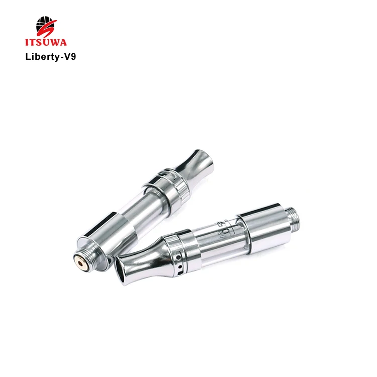 Itsuwa hot products 1ml Liberty v9 ceramic 510 oil vaporizer cartridge custom logo