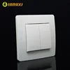 Wall electrical switch two gang two way elephant white series light switch for home lighting
