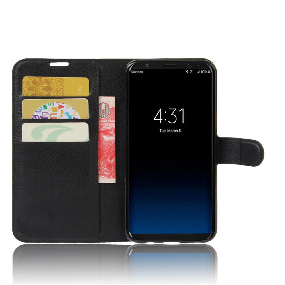 

hot selling Card Holder Flip folio Stand wallet Magnet Leather Phone Case Cover  Plus, As the picture show;black;red;purple;pink;etc