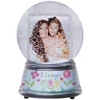 Amazon hot sale DIY insert photo frame snow ball home decoration glass snow globe