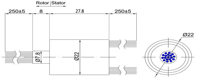 2A CCTV Camera Capsule Slip Ring