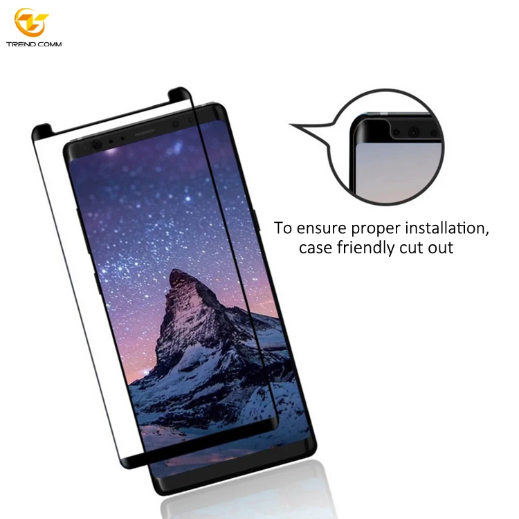 

Full Screen Coverage 9H Hardness Tempered Glass HD 3D Screen Protector Film for Samsung Galaxy Note 8 2017