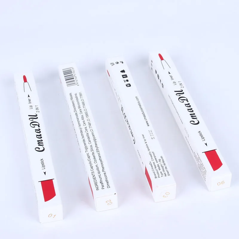 

CmaaDu Slim Matte Lipstick Pencil With Matching Lip Liner