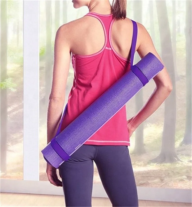 

portable extra length adjustable loops for all mat sizes yoga mat carry strap, As picture