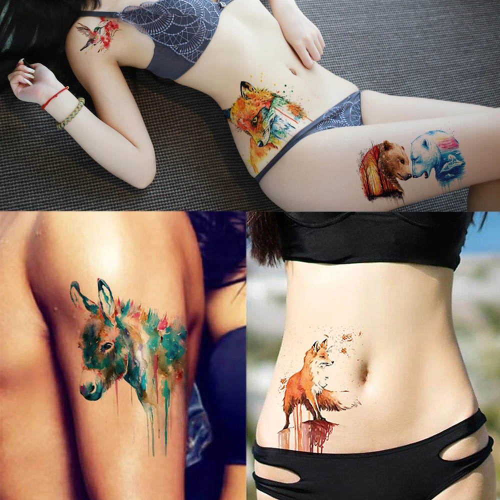 

Long Lasting Arm Temporary Tattoo for Adult Kids KM160 - KM190, Metallic / colorful / customized