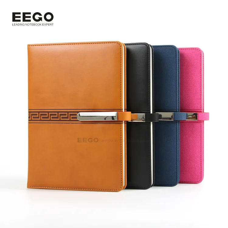 2023 Office Stationery A5 Custom Leather Journal Notebook With Pen Set