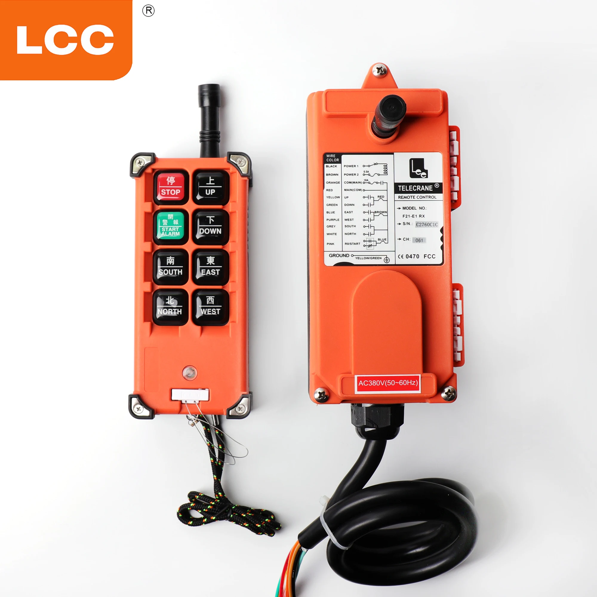 

Easy operated wireless remote control system for crane F21-E1B