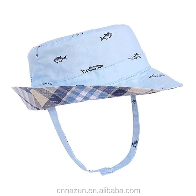 reversible baby sun hat