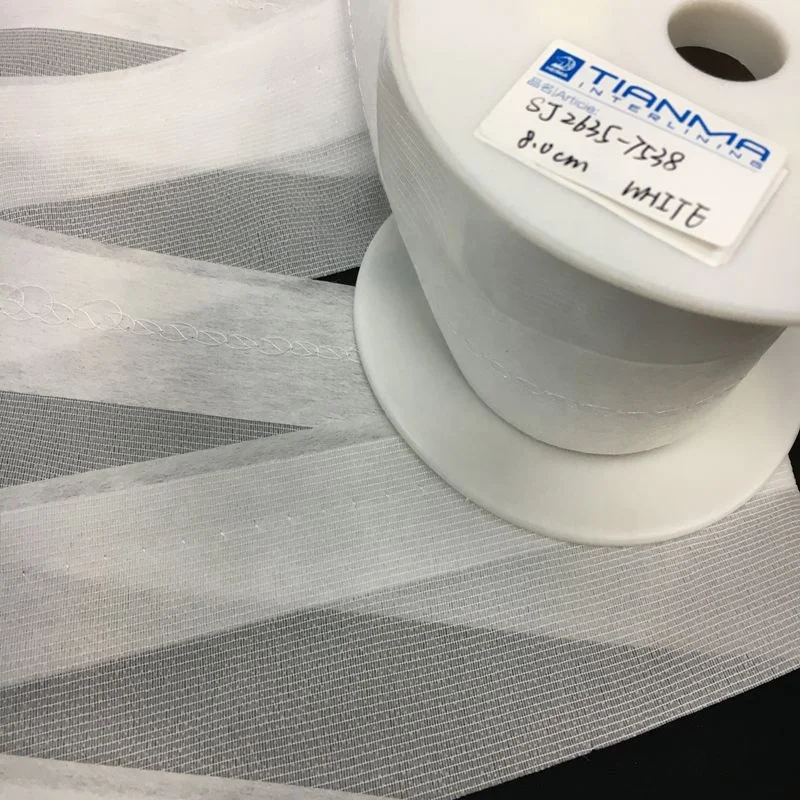 

high quality woven fusing interlining fusible interfacing tape for pants and trousers
