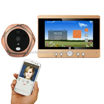 720p Wifi Wireless Digital Peephole Door Viewer 5 Front Door Peephole Camera Wifi Doorbell With Intercom Or Take Picture Or Tak Buy Door