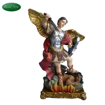 47 inch large saint michael the archangel resin statue figurine