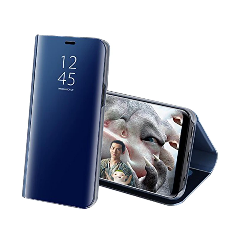 

Clear View Standing Mirror Flip PC for note 2/4/3/5/8 flip cover , for samsung galaxy note edge case, Black;blue;gold;rosegold;silver;purple