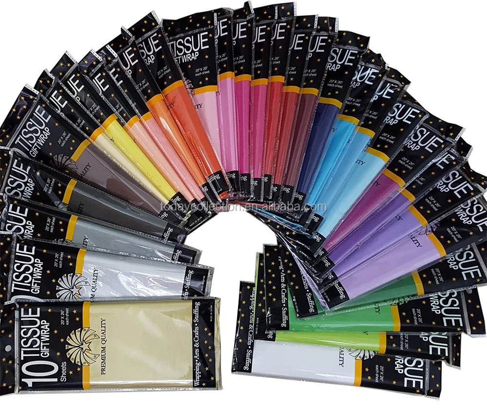
Plain color tissue paper 