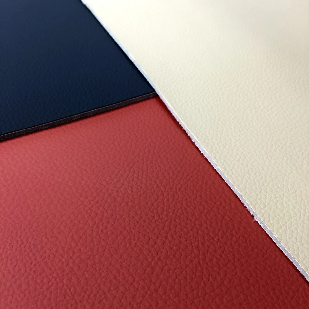Car Wrap Vinyl Leather Automotive Scrap Leather Pvc Leather For Making