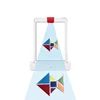 2019 top sell steam game 4d tangram triangle with 7 pieces