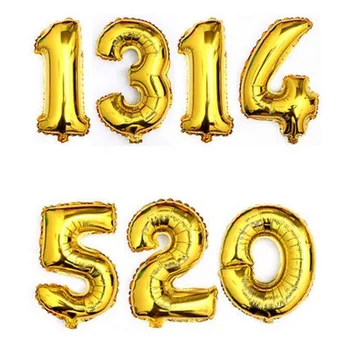 balloon foil numbers