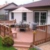 Easily Assembled Eco Friendly FSC Renewable Sources Waterproof Feature and Metal Frame Material wpc fence