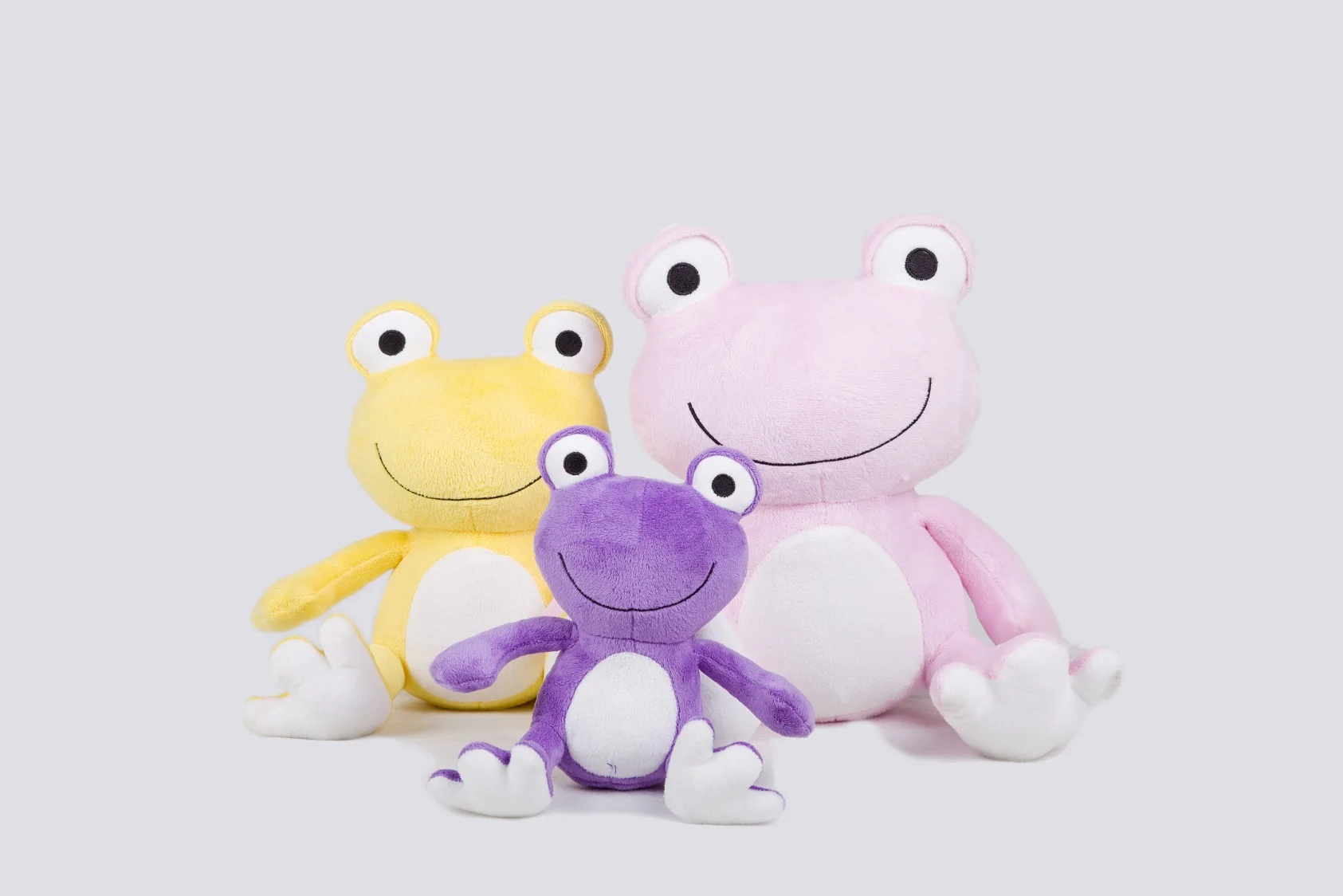 purple frog plush