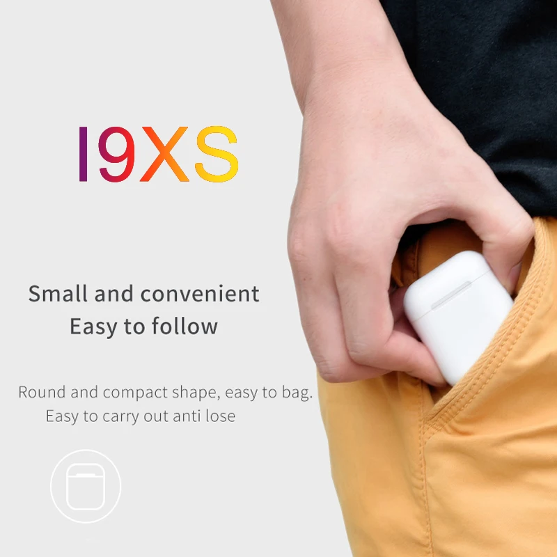 

BT 5.0 TWS i9xs Wireless Earphones Blue tooth Earbuds with Charging Case with Charging Box for iphone