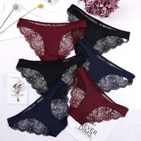 

2018 New Fashion women 6pcs lace panties women seamless panty briefs High Quality Cotton Low Waist panty underwear