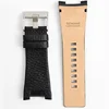 DZ1405 32 mm watch strap waterproof wide leather watch band for man