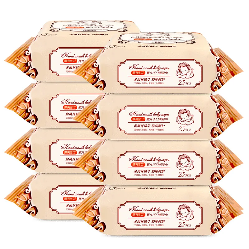 RTS Biodegradable Natural Baby Organic Face Wet Wipes Skin Care Custom Wet Wipes