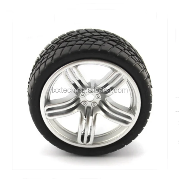 65mm Aluminum Alloy Wheel Diy Toy Remote Control Car Smart Car Model