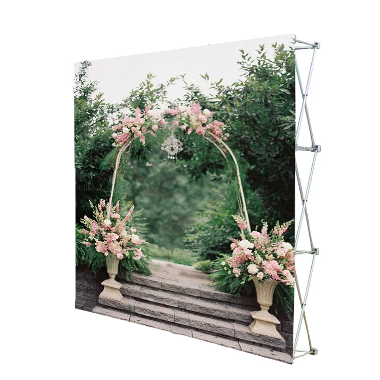 Custom Advertising Printing Wedding Photographic Backdrop Banner