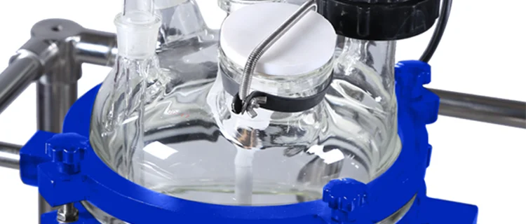 Lab Vacuum Double Wall Distillation Pharmaceutical Glass Reactor