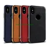 New Products Soft Tpu Joining together Pu Leather Sticker case for iPhone X