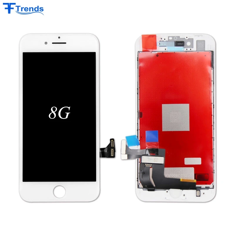 

Grade AAA LCD for iPhone 8 Screen Display 10pcs/Lot Half Color, Black;white