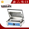 Table top commercial grill contact ribbed plate electric sandwich maker