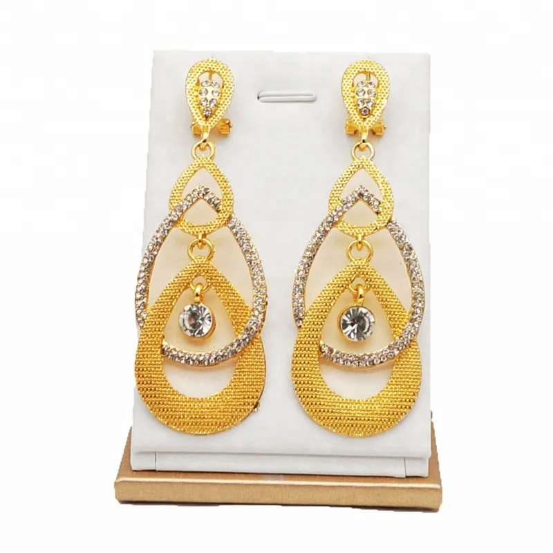 

E157 new designs fashion gold jhumka earring