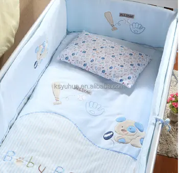 baby boy cot bumper sets