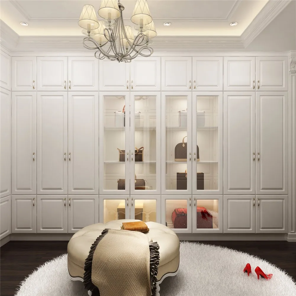 Big White Cloakroom Wardrobe Furniture in Foshan Shunde