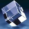 Square Shaped Crystal Glass Cube with inner laser